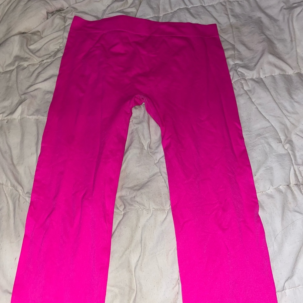 neon pink no boundaries leggings
